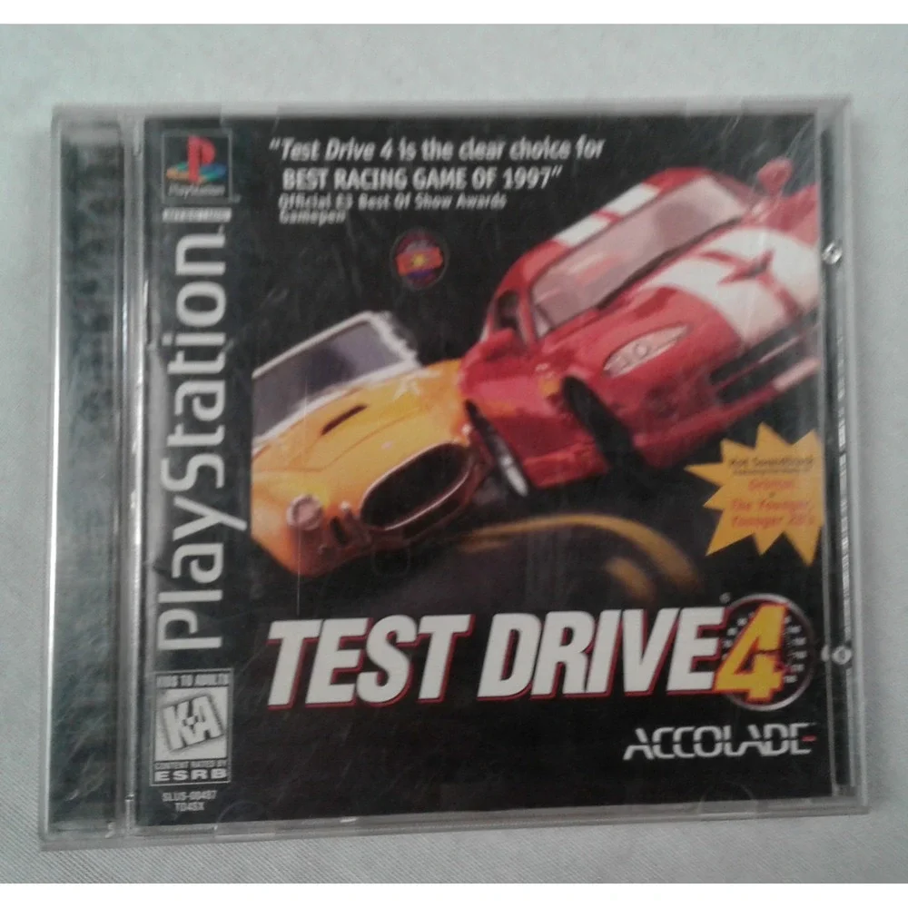 Test Drive 4 - Sony Playstation 1 (PS1) Video Game